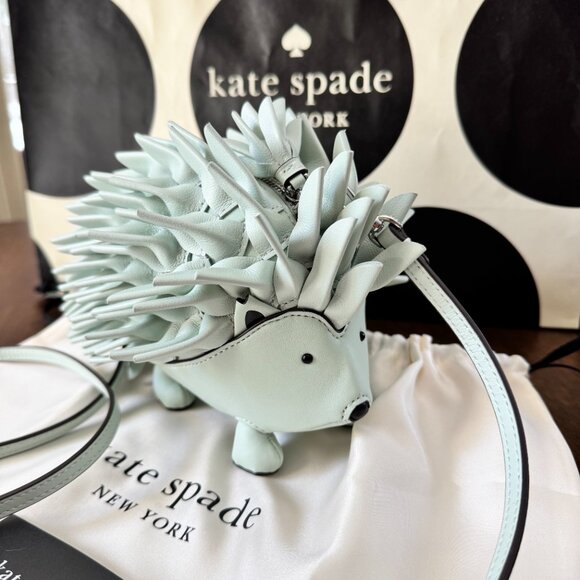 kate spade Handbags - Kate Spade New York 3D Critters Stevie Hedgehog Mini Crossbody - Mint Frost